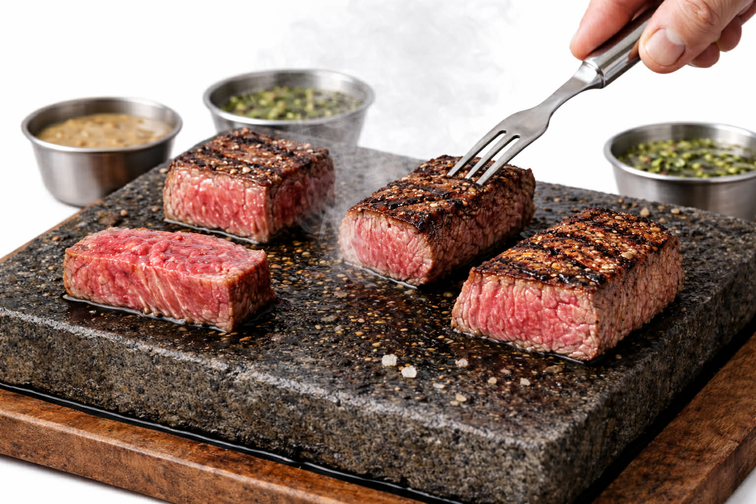 Steak na kamieniu Steak na kamieniu